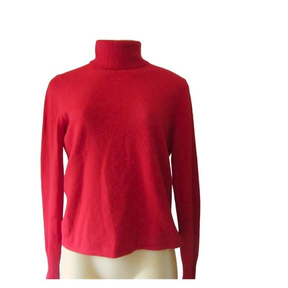 Ann Taylor Sweaters - Ann Taylor Long Sleeve Turtleneck 100 Percent Cashmere Sweater in Sz Medium
